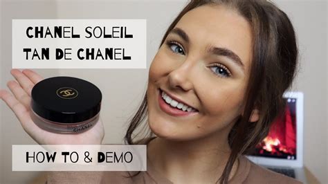 chanel tan de soleil how to apply|soleil tan bronzer.